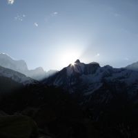 Sunrise over Gandharwa Chuli (John (R) Evans)