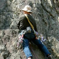 Al climbing (Jenny Varley)