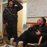 Andy and Steve after their day out Bidean Nam bean (Emily Pitts)