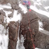 Jim turning on the power in Coire an t'Sneachda (Colin Maddison)