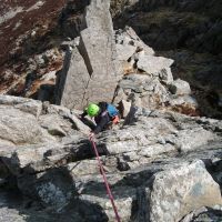 Andy - Pinnacle Rib, Tryfan East Face (Colin Maddison)