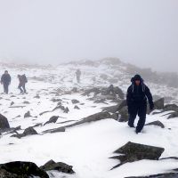 Approaching the summit of Moel Siabod (Dave Wylie)