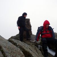 Laura and Andy on Moel Siabod (Dave Wylie)