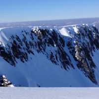 Cornices on the East Face of Aonach Mor (Andy Stratford)
