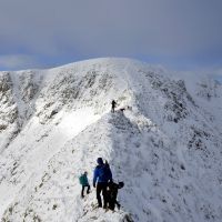 Heading up Striding Edge (Dave Wylie)
