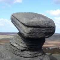 'Anvil' stone on Back Tor (Dave Shotton)