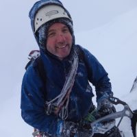 Second Place - Jim Symon enjoys Scottish conditions on The White Line, IV 4, Ben Nevis (Andy Stratford)