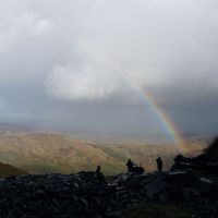 Dave x2 catching the rainbow in Rigghead quarries (Oi Ding Koy)