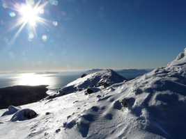 Rhum from Bla Bheinn on Skye