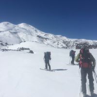 Ferrying equipment from basecamp to high camp (Mark Pilling)