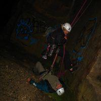 Jul 2009: rescue exercises at Hobson Moor (Christine Stark)