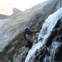 Dave Kenyon in Introductory Gully (Duncan Lee)