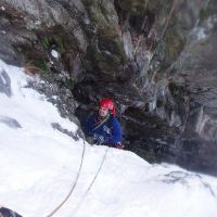 James on Introductory Gully (Roger Daley)