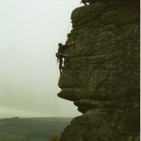 Scumbag and James on Chequers Buttress (James Richardson)
