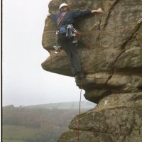 Scumbag on Chequers Buttress (James Richardson)