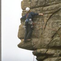 Scumbag on Chequers Buttress (James Richardson)