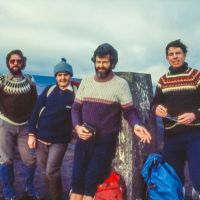 36 Peak District Walk 28-12-1983 (Keith Williams,Iain McCallum,Tim Mepham,Dudley Moore) (Bowden Black Collection)