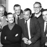 Some Founders with the President in 1965. L to R, Bob Elliott,  Dennis Davis (President), Len Stubbs, Alan Simpson, Don Hoyle  and Cliff Wood (Derek Seddon/Jim Gregson)