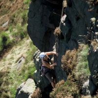 Jenny climbing (Andrew Croughton)