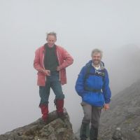 Roger and Dave W. on the Cuillin Ridge (Sheena Hendrie)