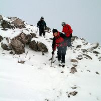 Snowy descent (Andrew Croughton)