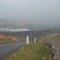 Steam Train on Dent Head Viaduct (Alan Wylie)