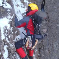 Andy - North Buttress IV,4, Buchaille Etive Mor (Zac Poulton)