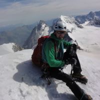 Steve on Jungfrau summit (Andy Stratford)