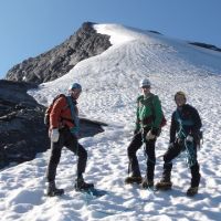 Final snow climb to Frundenhorn summit (Swiss Lady Climber)