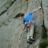 Scott climbing (Jenny Varley)