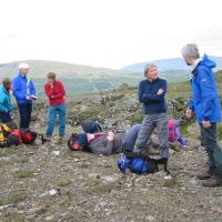 About to head up Bruach na Frithe (Roger Dyke)