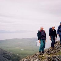 Roger, Trish and Midge on the Cuillin (Dave Wylie)