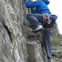 Sickle Buttress in two strides. (Roger Dyke)