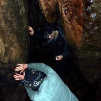 Al and Dave in Yordas Cave (Dave Wylie)