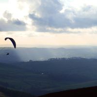 Passing Paraglider (Dave Wylie)
