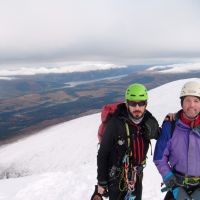 The President and his mate on Ledge Route (Colin Maddison)