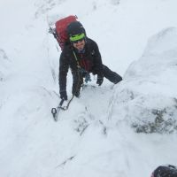 Descending the Gribin Ridge (Bob Milward)