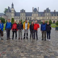 KMC cultural contingent at La Chateau de Fontainebleau (Daniel O'Brien)
