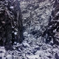 WINNER- Andy is dwarfed by the Upper Gorge, Rjukan, Norway, (Stuart Hurworth)