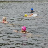 Swimming in Blackbeck Tarn (Dave Wylie)