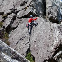 Andy leading the crack on Bent (Dave Wylie)