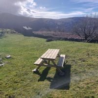 New bench  - still awaiting a full install but usable for now and a grand view (Andy Stratford)