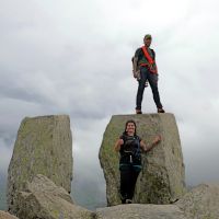 Lewis and Leah on Tryfan