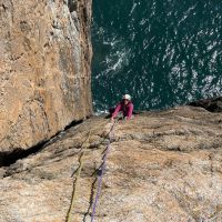 Rock Action - Highly Commended - Mary on Symphony Crack, Rhoscolyn (Colin Maddison)