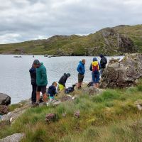 Post swim at Llyn Cwmffynnon (Dave Shotton)