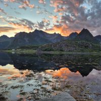 Lofoten evening light