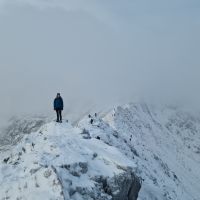 Yvonne on Striding Edge (Andy Lewtas)