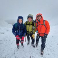 Jim Symon, Mark Rothwell, Andy Stratford enjoying the top conditions