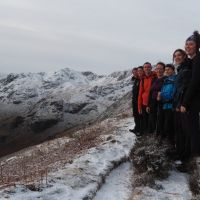 L to R Mark, Yvonne, Andy, Caroline, Rebecca, Phoebe and Emma (Andy Stratford)