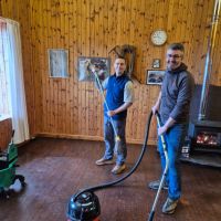 Moppin and hooverin for Andy L and Rory